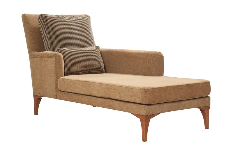 Biforco Daybed med Ryg, Gul/Natur