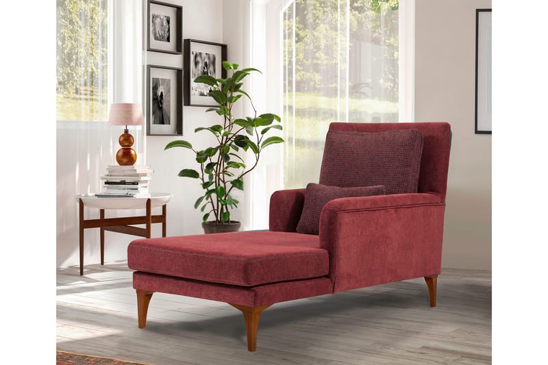 Biforco Daybed med Ryg - Rød/Natur - Møbler - Sofaer - Daybed