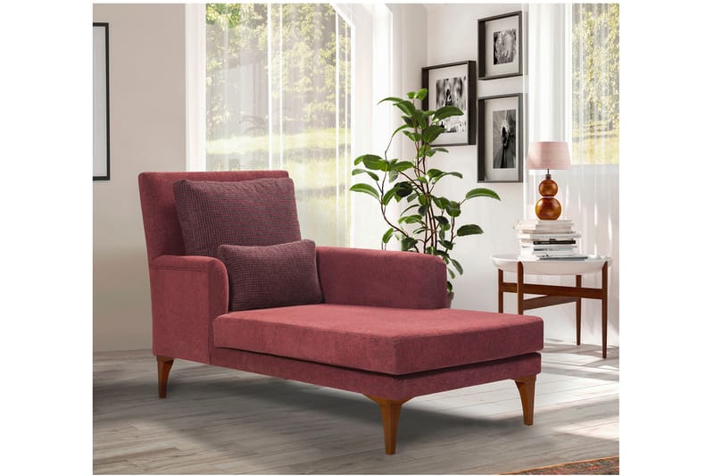 Biforco Daybed med Ryg - Rød/Natur - Møbler - Sofaer - Daybed