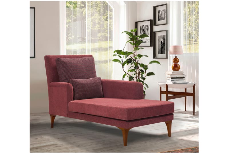 Biforco Daybed med Ryg - Rød/Natur - Møbler - Sofaer - Daybed