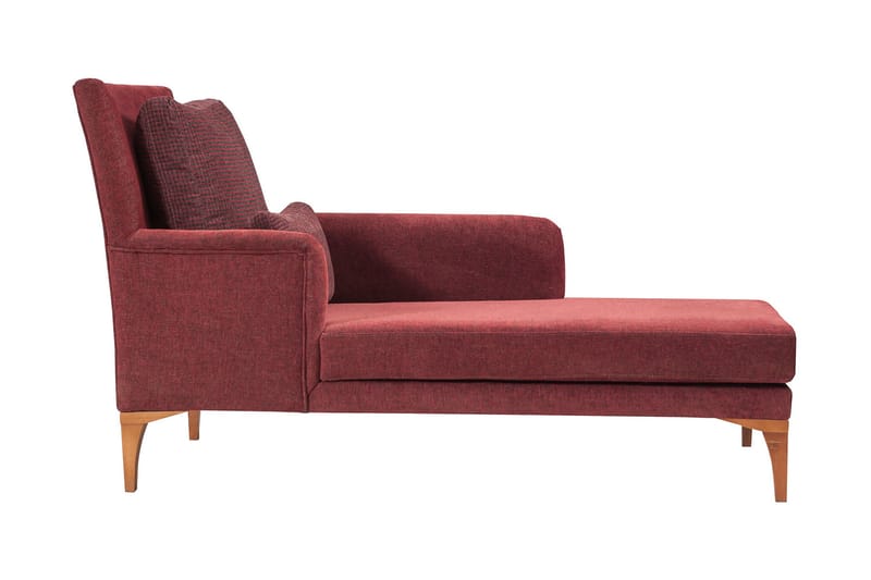 Biforco Daybed med Ryg - Rød/Natur - Møbler - Sofaer - Daybed