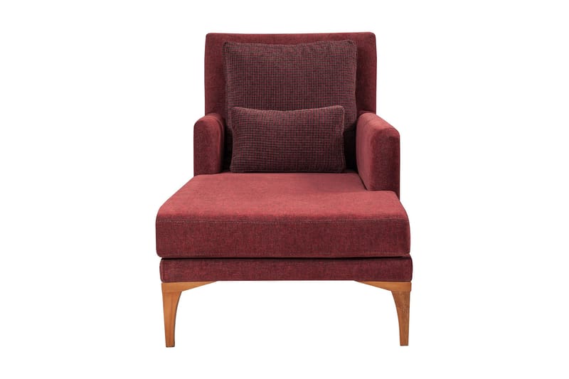 Biforco Daybed med Ryg - Rød/Natur - Møbler - Sofaer - Daybed