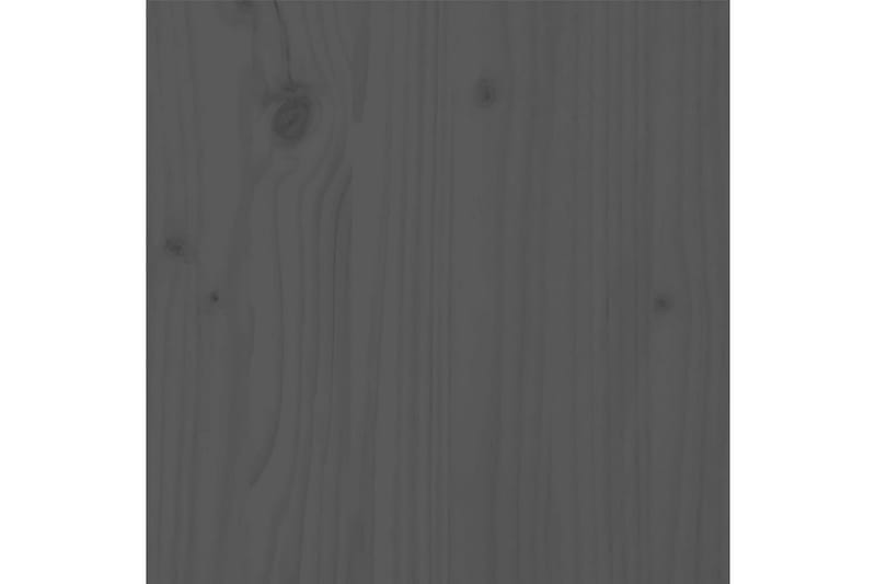 daybed 140x190 cm massivt fyrretræ grå - Grå - Daybed