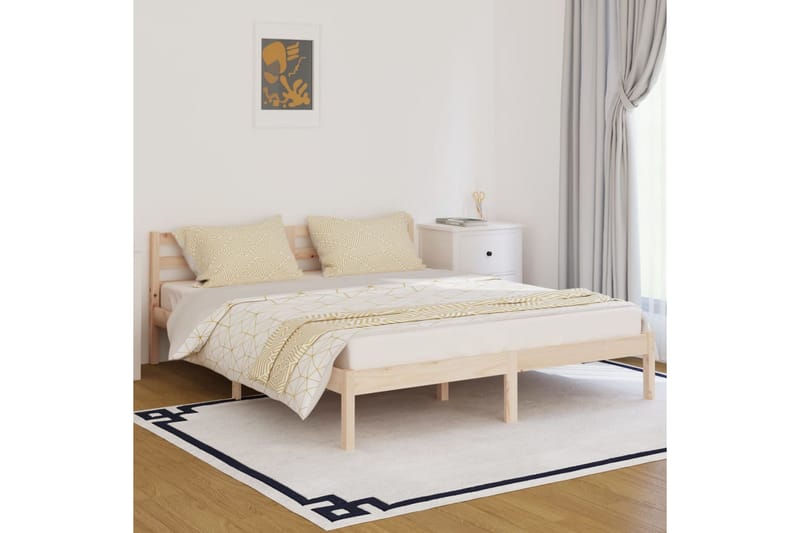 daybed 160x200 cm massivt fyrretræ - Brun - Møbler - Sofaer - Daybed