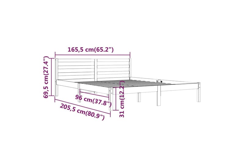 daybed 160x200 cm massivt fyrretræ hvid - Hvid - Møbler - Sofaer - Daybed