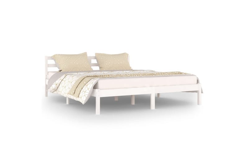 daybed 160x200 cm massivt fyrretræ hvid - Hvid - Møbler - Sofaer - Daybed