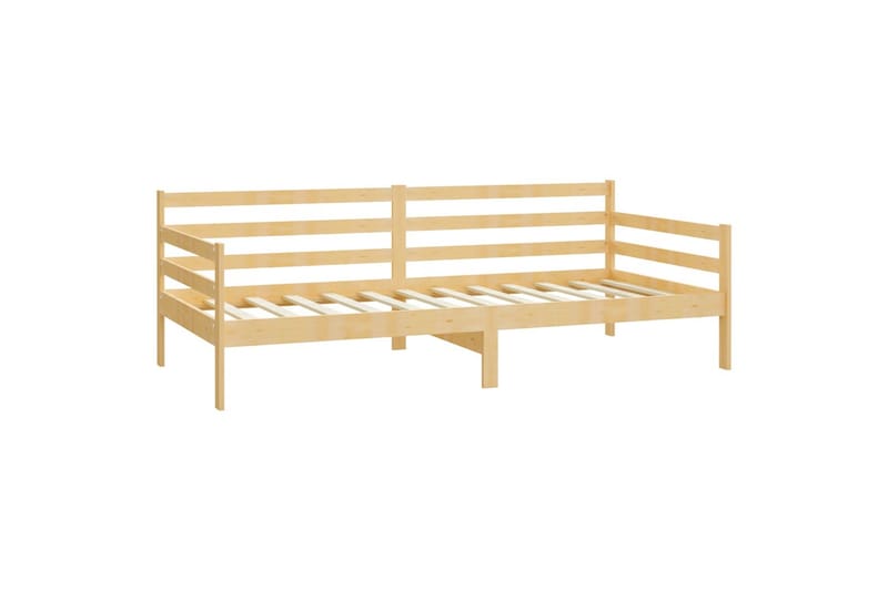 daybed 90x200 cm massivt fyrretræ - Brun - Daybed