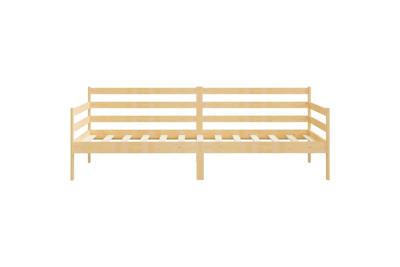 daybed 90x200 cm massivt fyrretræ - Brun - Daybed