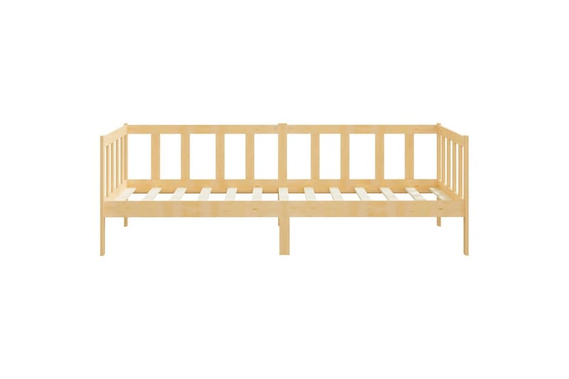 daybed 90x200 cm massivt fyrretræ - Brun - Daybed