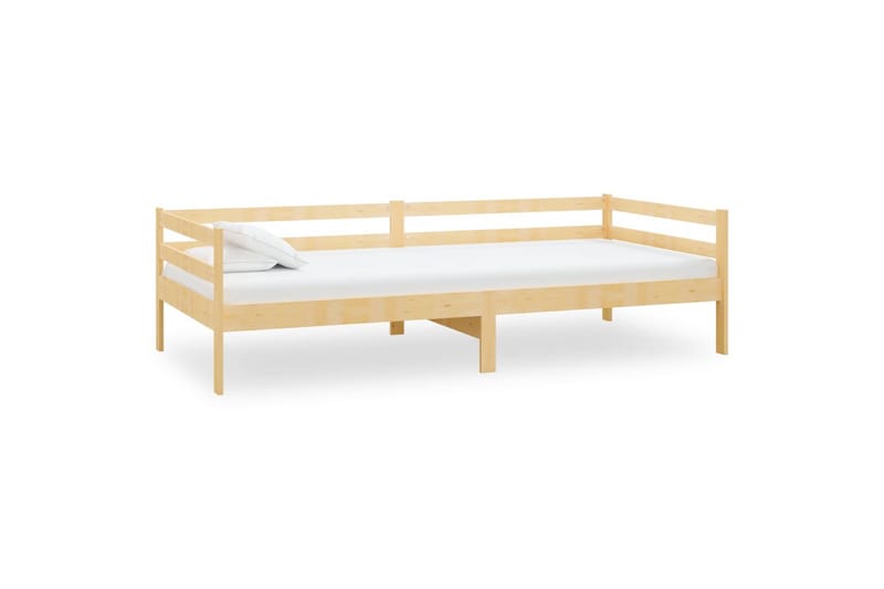 daybed 90x200 cm massivt fyrretræ - Brun - Daybed