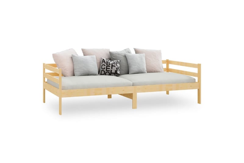 daybed 90x200 cm massivt fyrretræ - Brun - Møbler - Sofaer - Daybed