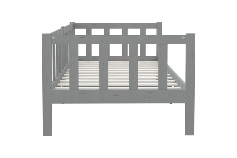 daybed 90x200 cm massivt fyrretræ grå - Grå - Møbler - Sofaer - Daybed