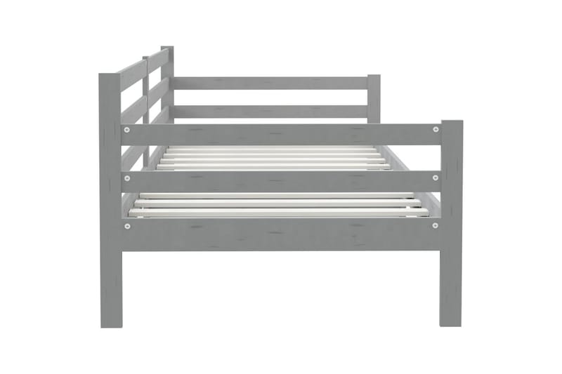 daybed 90x200 cm massivt fyrretræ grå - Grå - Møbler - Sofaer - Daybed