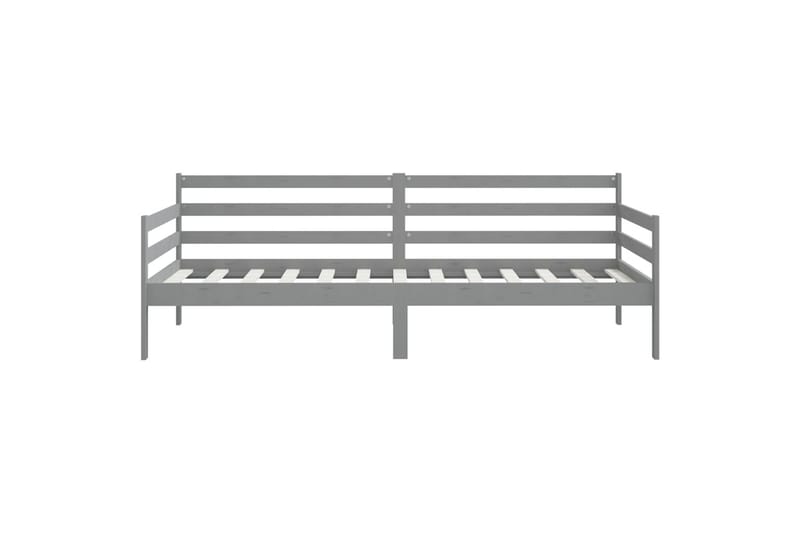 daybed 90x200 cm massivt fyrretræ grå - Grå - Møbler - Sofaer - Daybed