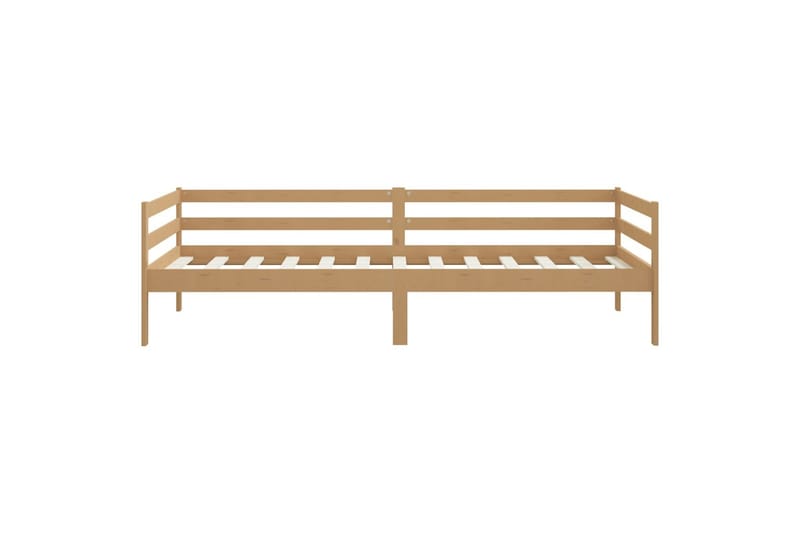 daybed 90x200 cm massivt fyrretræ gyldenbrun - Brun - Møbler - Sofaer - Daybed