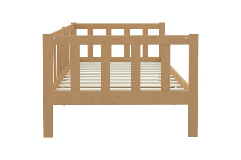 daybed 90x200 cm massivt fyrretræ gyldenbrun - Brun - Møbler - Sofaer - Daybed