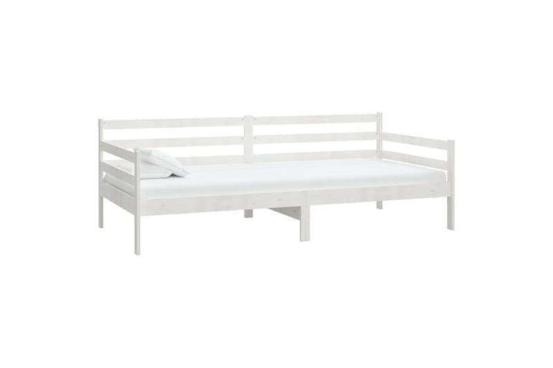 daybed 90x200 cm massivt fyrretræ hvid - Hvid - Møbler - Sofaer - Daybed