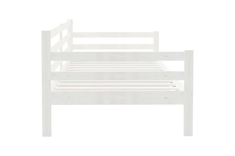 daybed 90x200 cm massivt fyrretræ hvid - Hvid - Møbler - Sofaer - Daybed