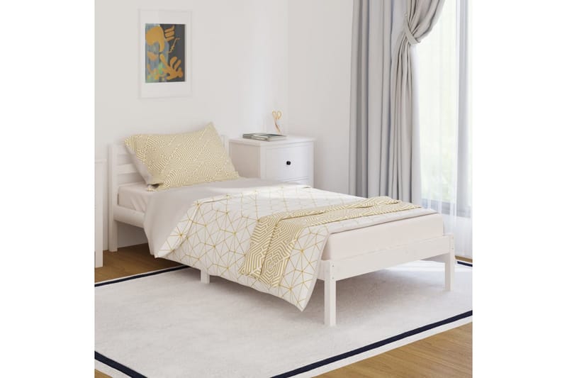 daybed 90x200 cm massivt fyrretræ hvid - Hvid - Møbler - Sofaer - Daybed