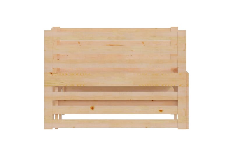 daybed med udtræk 2x(90x200 cm) massivt fyrretræ - Brun - Møbler - Sofaer - Daybed