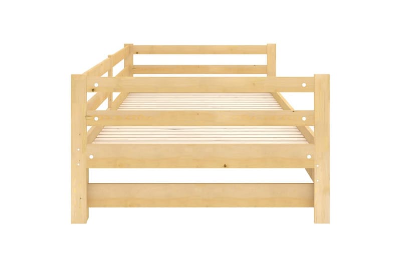 daybed med udtræk 2x(90x200 cm) massivt fyrretræ - Brun - Møbler - Sofaer - Daybed
