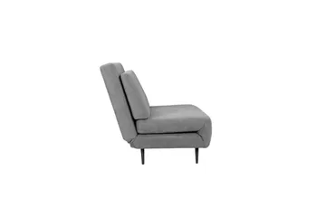 Daybed Mallory Antracit, Linnedstof/Metal/Træ - Antracit, Linnedstof/Metal/Træ - Møbler - Sofaer - Sovesofaer
