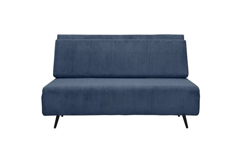 Daybed Mallory Blå, Fløjl/Metal/Træ - Blå, Fløjl/Metal/Træ - Møbler - Sofaer - Sovesofaer