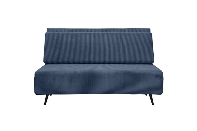 Daybed Mallory Blå, Fløjl/Metal/Træ - Blå, Fløjl/Metal/Træ - Møbler - Sofaer - Sovesofaer