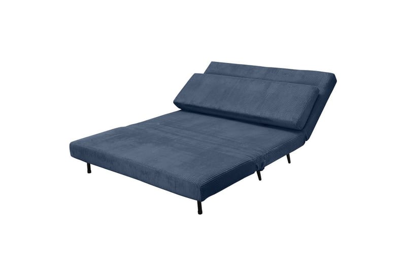 Daybed Mallory Blå, Fløjl/Metal/Træ - Blå, Fløjl/Metal/Træ - Møbler - Sofaer - Sovesofaer