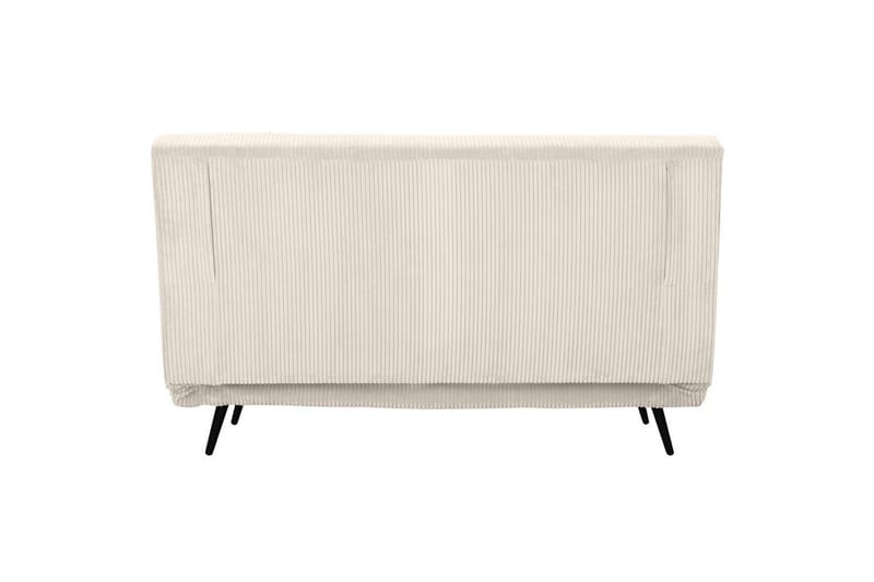 Daybed Mallory Creme, Fløjl/Metal/Træ - Creme, Fløjl/Metal/Træ - Møbler - Sofaer - Sovesofaer