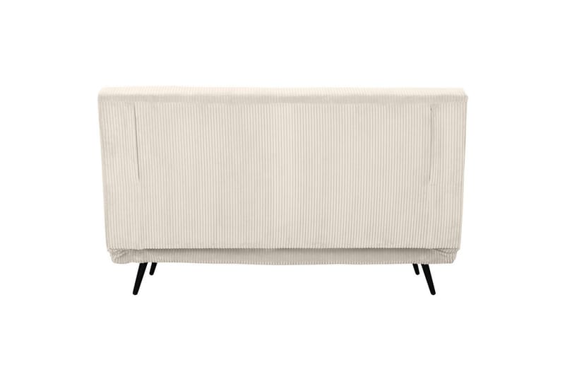 Daybed Mallory Creme, Fløjl/Metal/Træ - Creme, Fløjl/Metal/Træ - Møbler - Sofaer - Sovesofaer