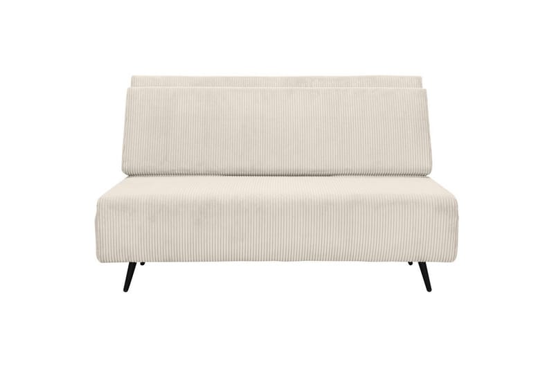Daybed Mallory Creme, Fløjl/Metal/Træ - Creme, Fløjl/Metal/Træ - Møbler - Sofaer - Sovesofaer