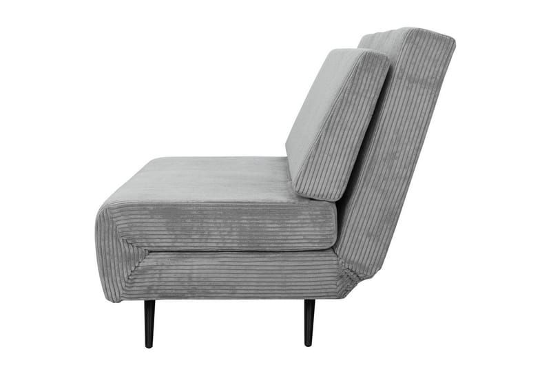 Daybed Mallory Grå, Fløjl/Metal/Træ - Grå, Fløjl/Metal/Træ - Møbler - Sofaer - Sovesofaer