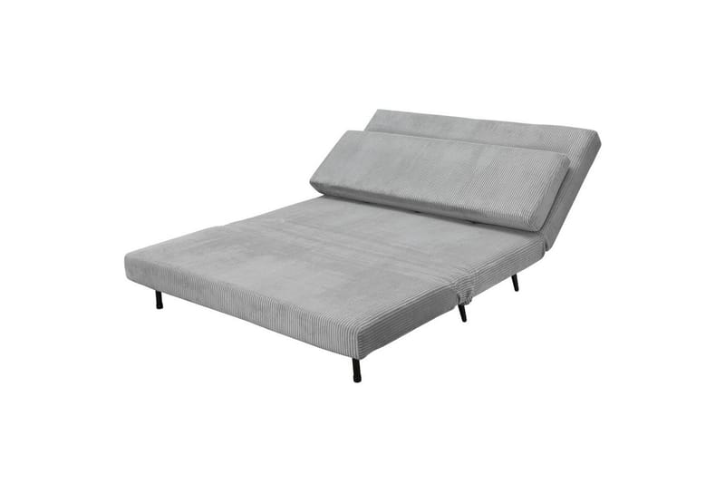 Daybed Mallory Grå, Fløjl/Metal/Træ - Grå, Fløjl/Metal/Træ - Møbler - Sofaer - Sovesofaer