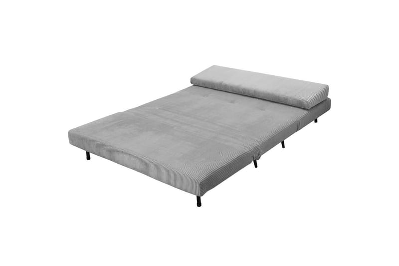 Daybed Mallory Grå, Fløjl/Metal/Træ - Grå, Fløjl/Metal/Træ - Møbler - Sofaer - Sovesofaer