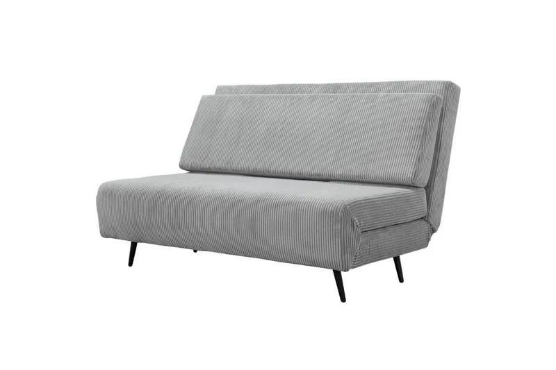 Daybed Mallory Grå, Fløjl/Metal/Træ, Grå, Fløjl/Metal/Træ