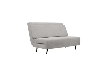 Daybed Mallory Lys Grå, Linnedstof/Metal/Træ