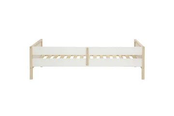Daybeds uden ryglæn Loft24 Sovesofa Square Line Hvid,Natur - Møbler - Senge - Gæsteseng & ekstraseng - Udtrækkelig seng