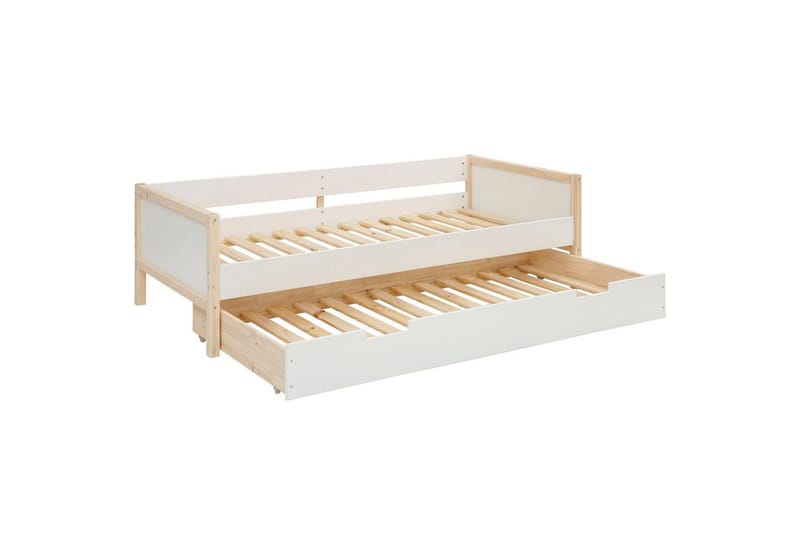 Daybeds uden ryglæn Loft24 Sovesofa Square Line Hvid,Natur - Møbler - Sofaer - Daybed