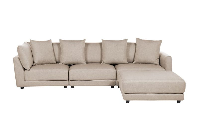 Delisha Sofa 3-personers, Beige/Sort