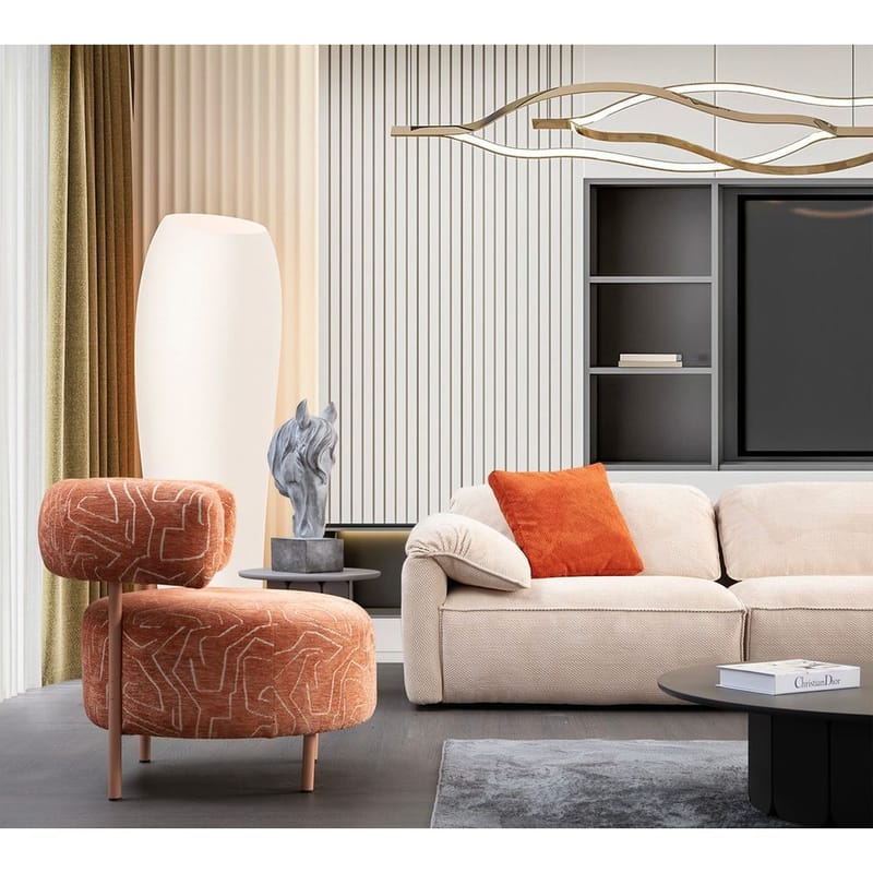 Derebasi 4-personers Hjørnesofa - Cremehvid - Møbler - Sofaer - Hjørnesofa - Hjørnesofa med chaiselong