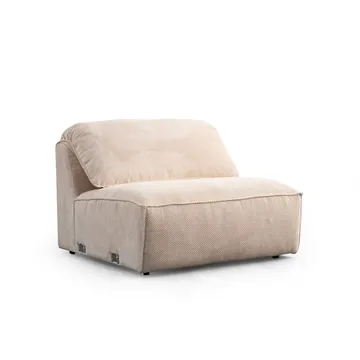 Derebasi 4-personers Hjørnesofa - Cremehvid - Møbler - Sofaer - Sofa med chaiselong
