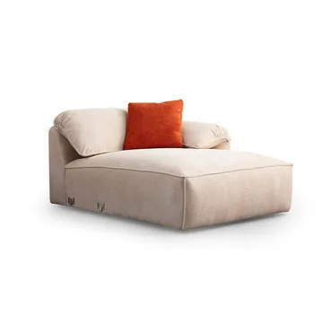 Derebasi 4-personers Hjørnesofa - Cremehvid - Møbler - Sofaer - Sofa med chaiselong