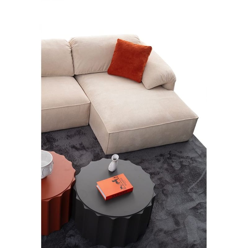 Derebasi 6-personers Hjørnesofa Två Hörn - Cremehvid - Møbler - Sofaer - Hjørnesofa