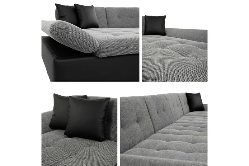 Dewitt Sovesofa Dobbelt Chaiselong 4-Personers - Grøn - Møbler - Sofaer - Sovesofaer