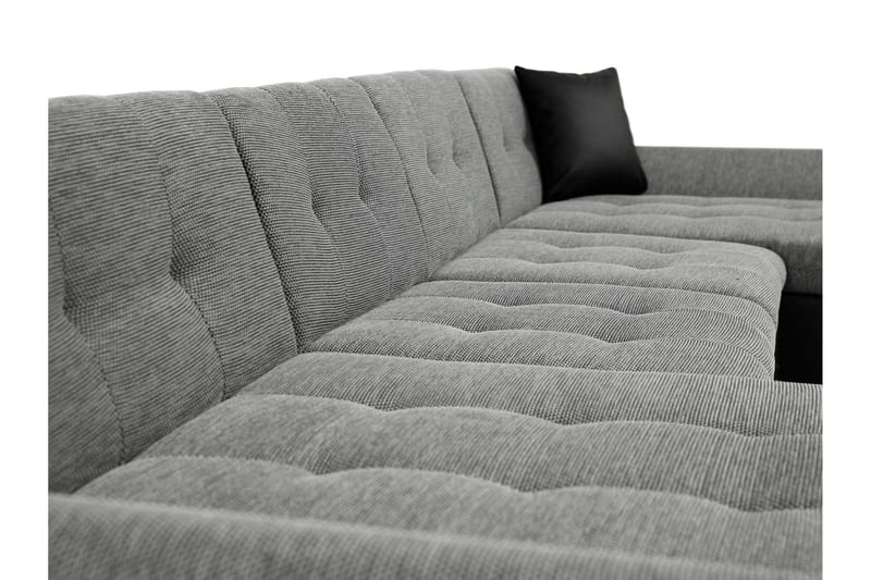 Dewitt Sovesofa med Dobbelt Chaiselong 4-personers i Chenille - Orange - Møbler - Sofaer - Sovesofaer