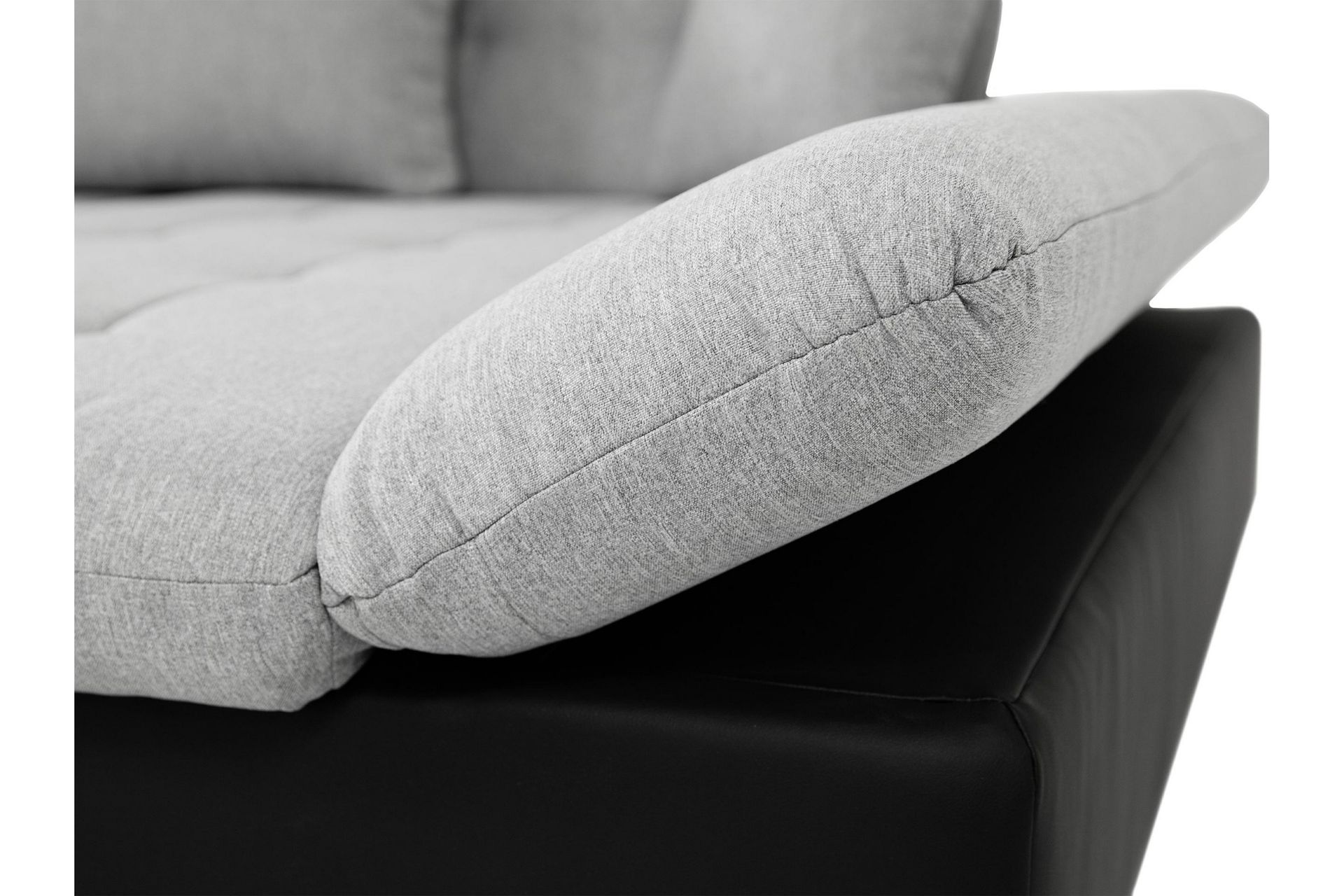Djerra Sovesofa med Chaiselong 3-personers i Bouclé - Grå - Møbler - Sofaer - Sovesofaer