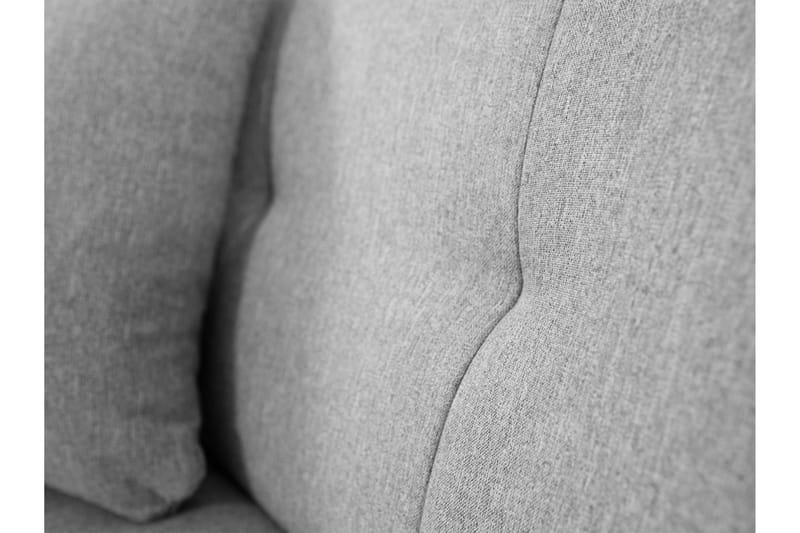 Djerra Sovesofa med Chaiselong 3-personers i Kunstlæder - Hvid / Grå - Møbler - Sofaer - Sovesofaer
