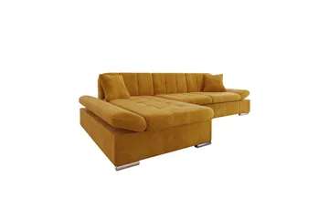 Djerra Sovesofa med Chaiselong 3-personers i Fløjl