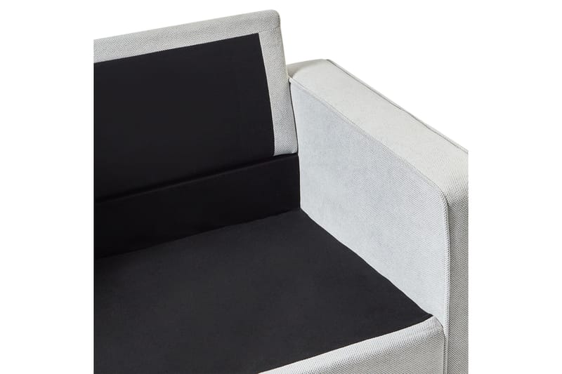 Dolund Sofa 3-personers - Sort/Grå - Møbler - Sofaer - 3 personers sofa